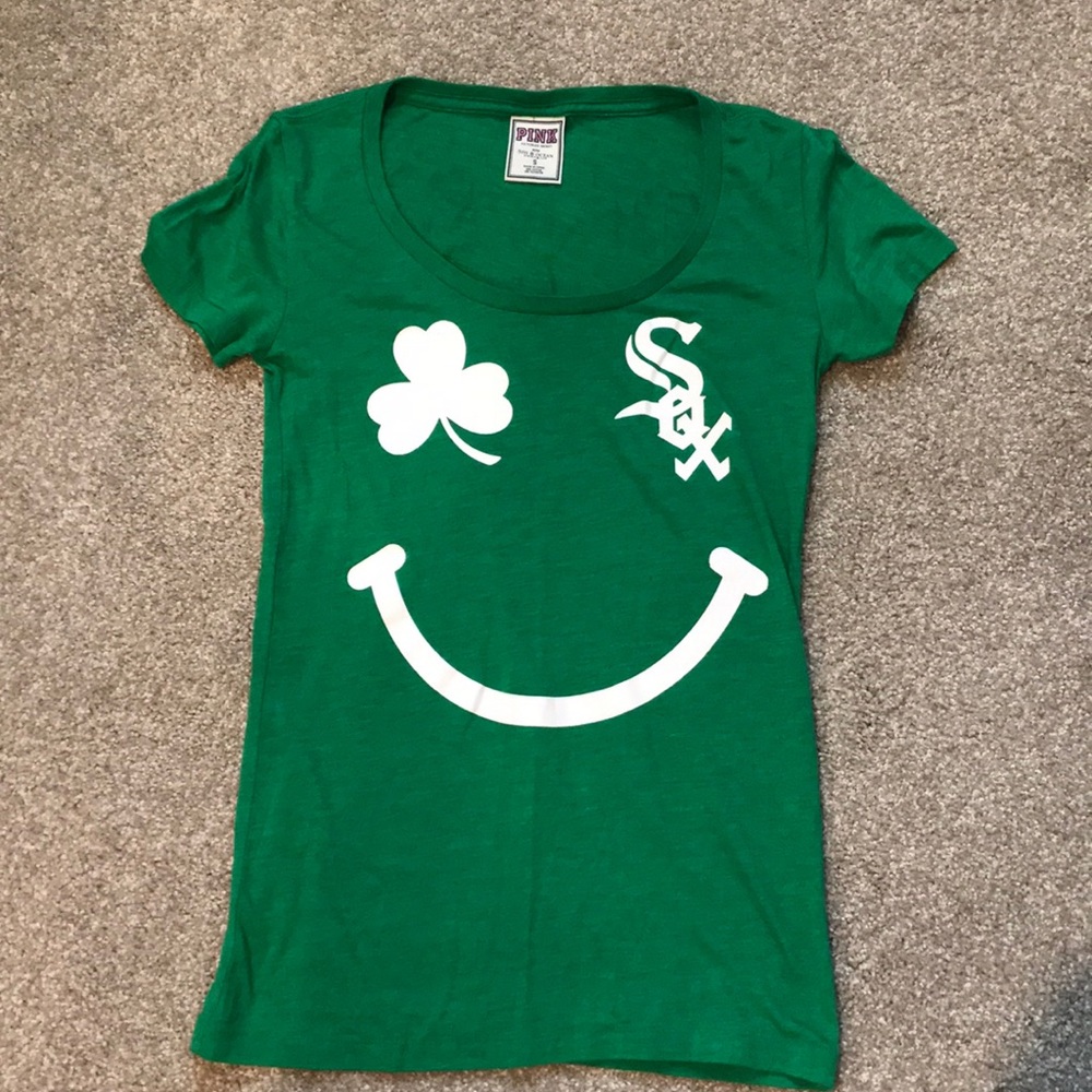 Green White Sox Tee